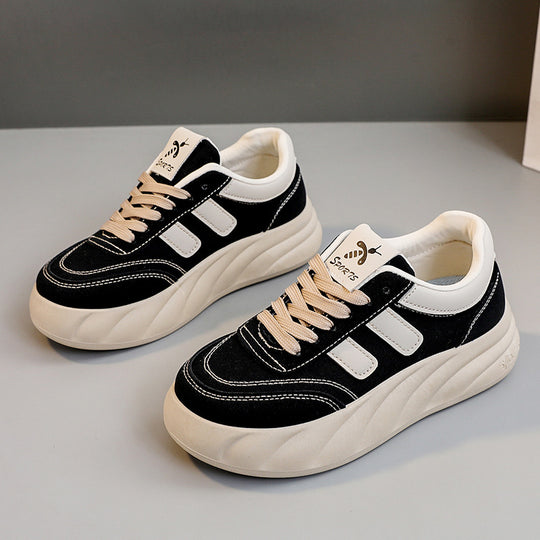 Damen modische Sneakers mit hohem Tragekomfort und dämpfender Laufsohle EB