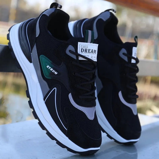 Damen Komfortable und modische Sneakers mit atmungsaktiver Mesh-Oberfläche EB