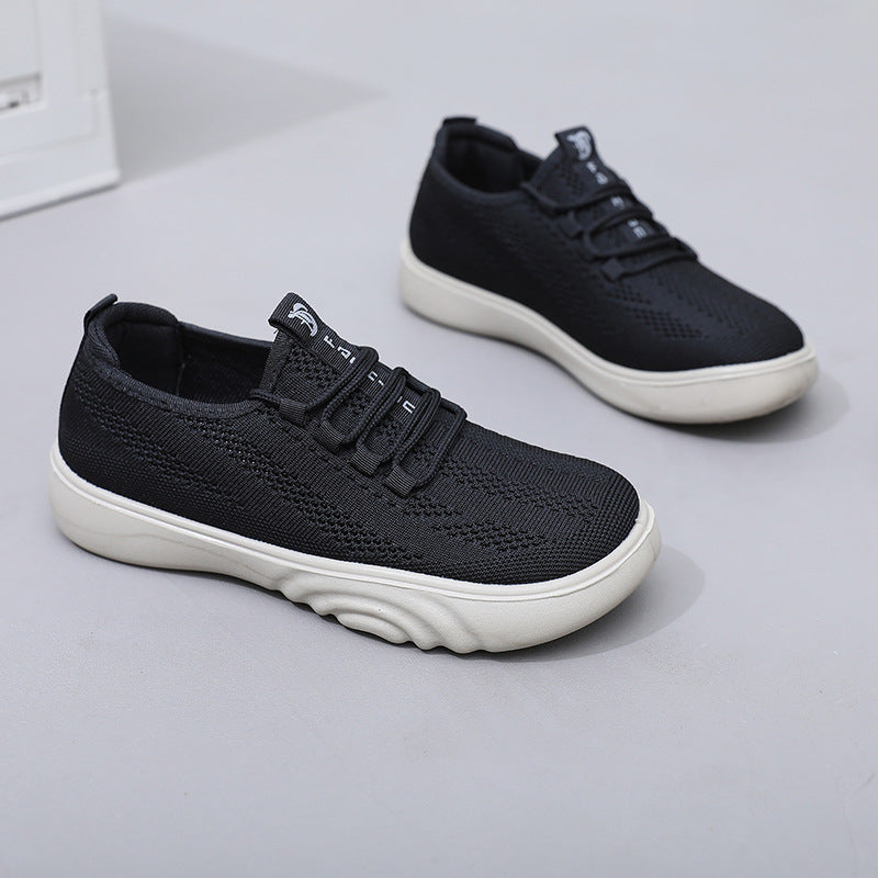 Damen Atmungsaktive Freizeit-Sneaker mit elastischem Obermaterial und flexibler Sohle EB