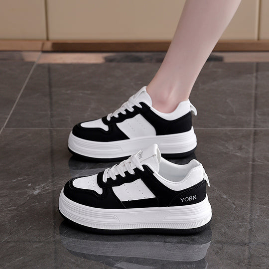 Damen modische Sneakers mit dicker Dämpfung und atmungsaktiver Oberseite EB
