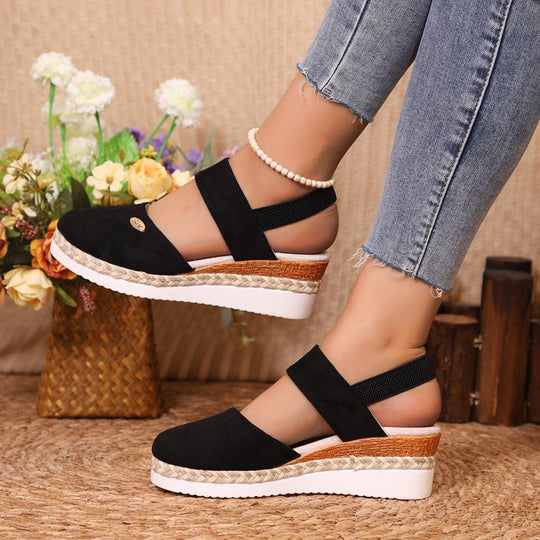 Damen Plateau Sandalen EB