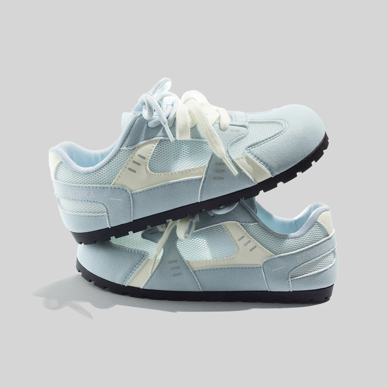 Damen Sportliche Freizeitschuhe mit atmungsaktiver Mesh-Oberfläche und rutschfester Gummisohle EB