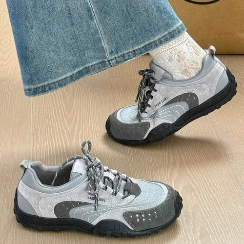 Damen Sportliche und atmungsaktive Sneakers mit rutschfester Sohle EB