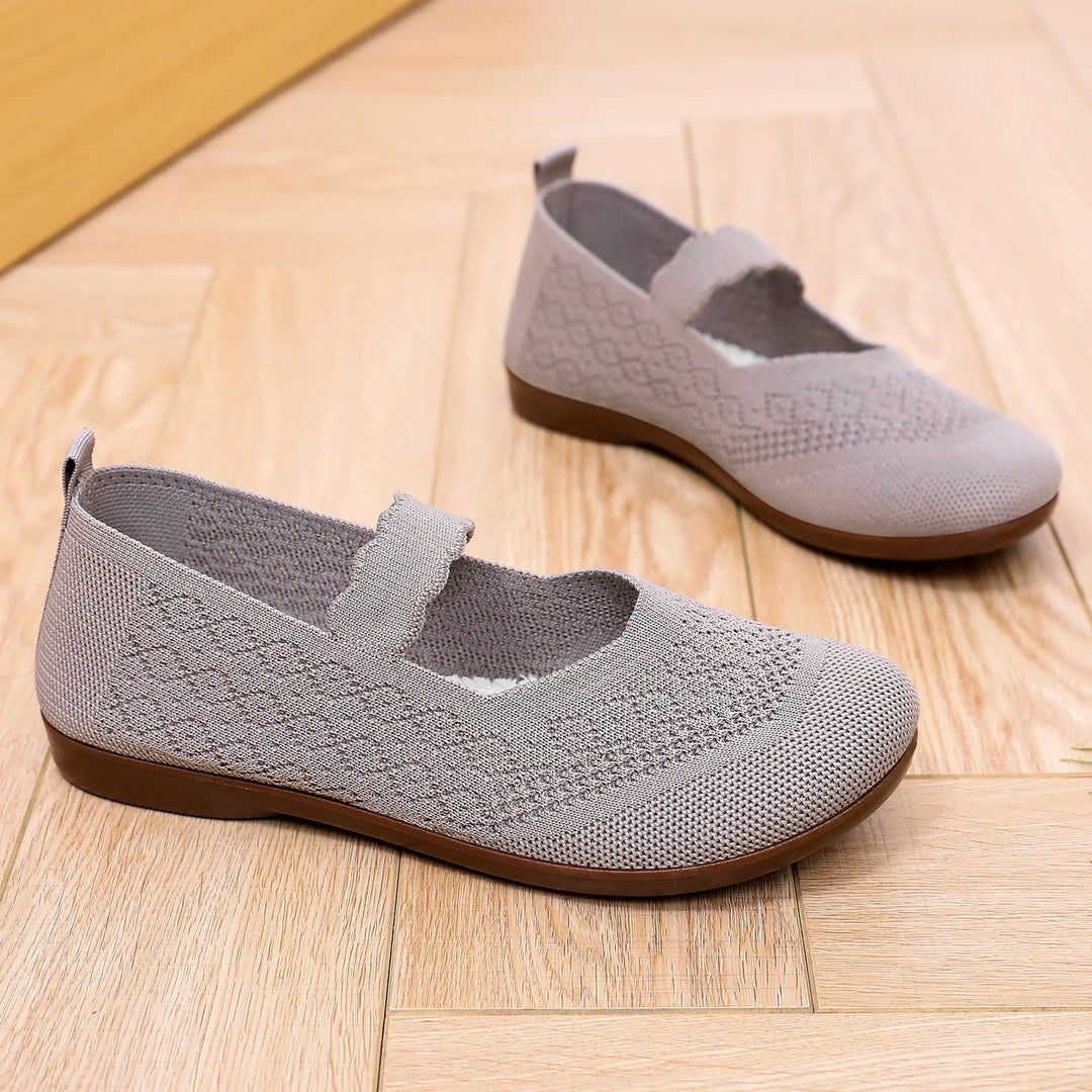 Damen Komfortable Slip-On Ballerinas EB