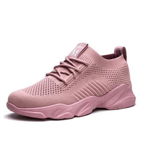 Damen Atmungsaktive und flexible Sneakers mit elastischem Strickobermaterial EB