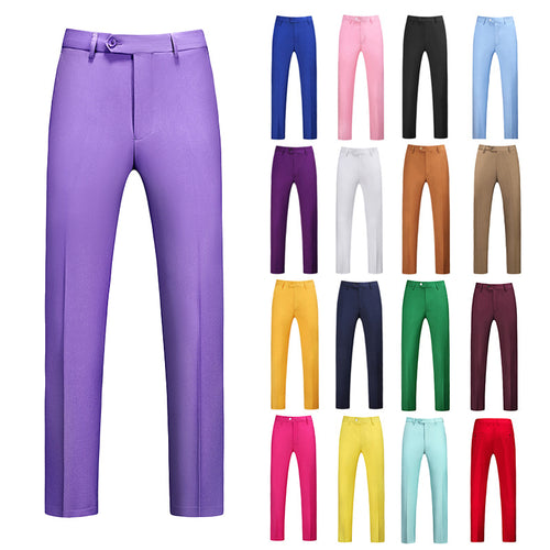 Herren nan schlanke Premium-Bügelfaltenhose mit Stretchbund und knitterarmem Gewebe EB