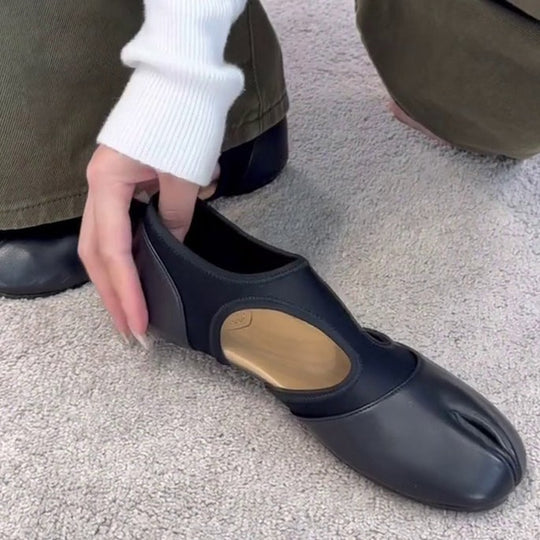 Damen Clogs mit innovativem Zehen-Design und atmungsaktiver Materialkombination EB