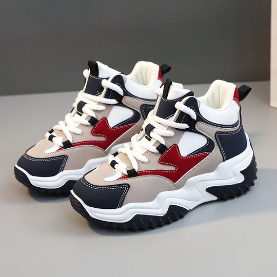 Damen sportliche High-Top Sneakers mit dämpfendem Sohlenprofil EB