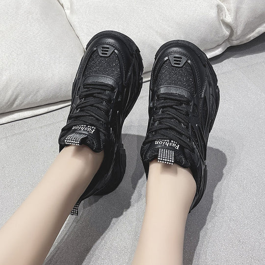 Damen hochwertige Sport-Sneaker mit atmungsaktivem Mesh und dämpfender Sohle EB