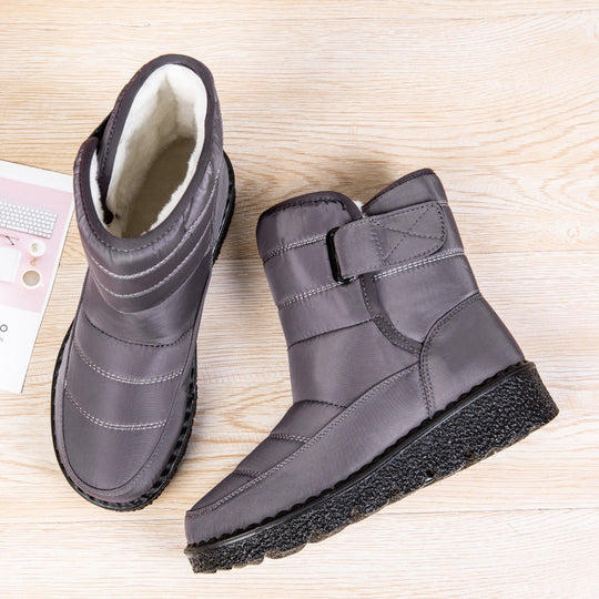 Damen Winterboots mit rutschfester Sohle und warmem Futter EB