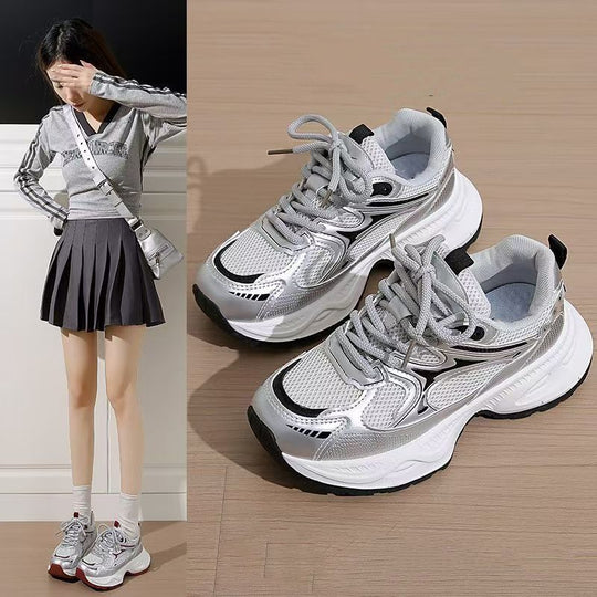 Damen Sportliche Laufschuhe mit atmungsaktiver Oberfläche und dämpfender Sohle EB