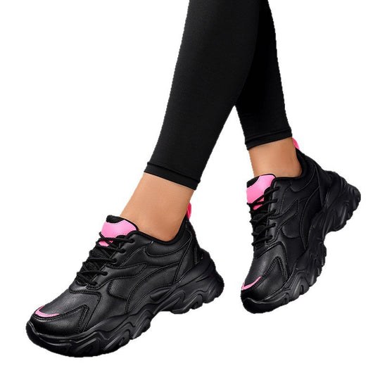 Damen Sportliche Lauf-Sneaker mit gepolsterter Sohle und atmungsaktivem Obermaterial EB