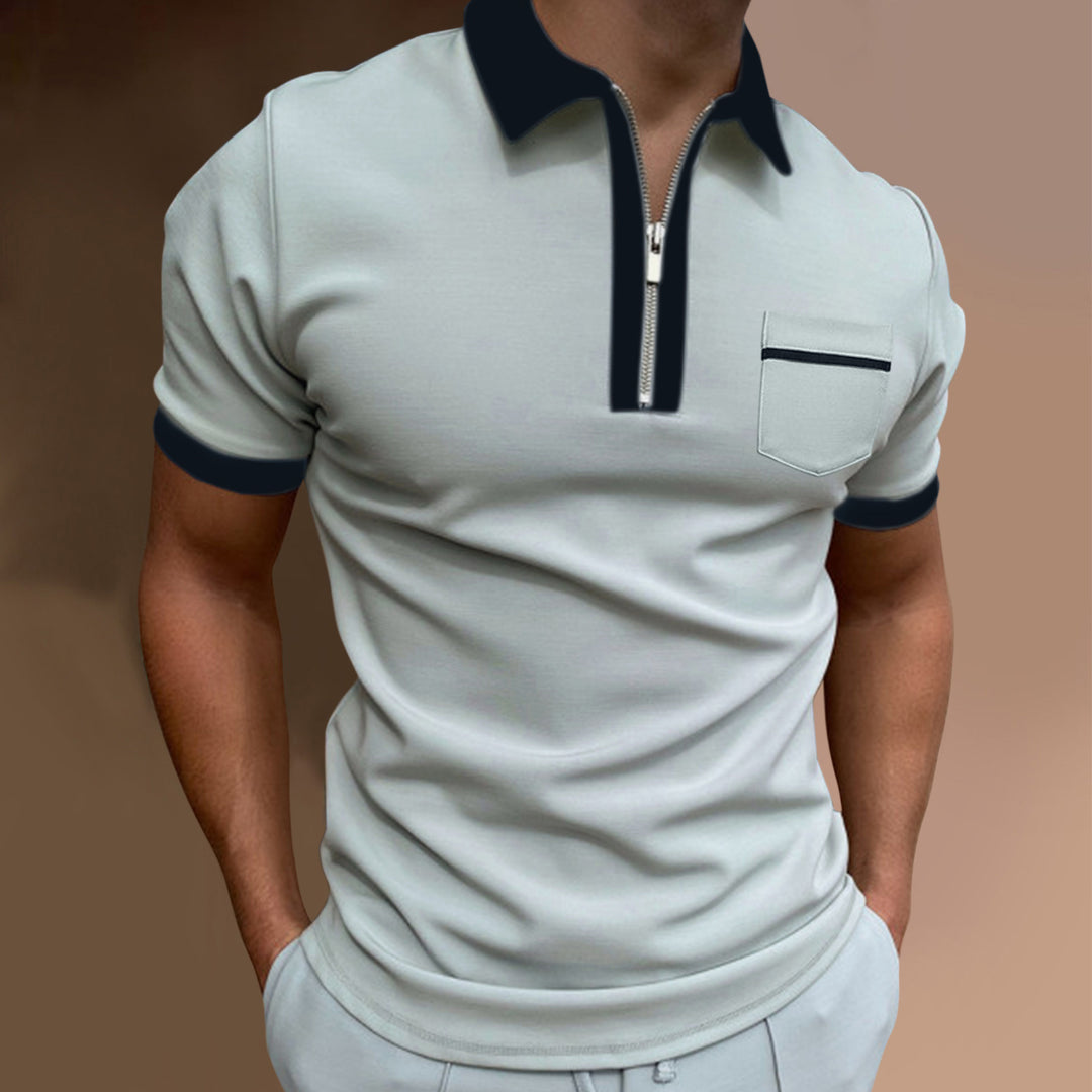 EB | Schmal geschnittenes Taschen-Poloshirt