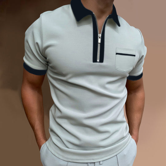 EB | Schmal geschnittenes Taschen-Poloshirt