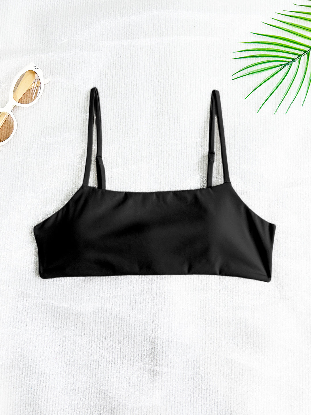 Damen Sportliches Langarm Crop-Top mit angeschnittenem Design EB
