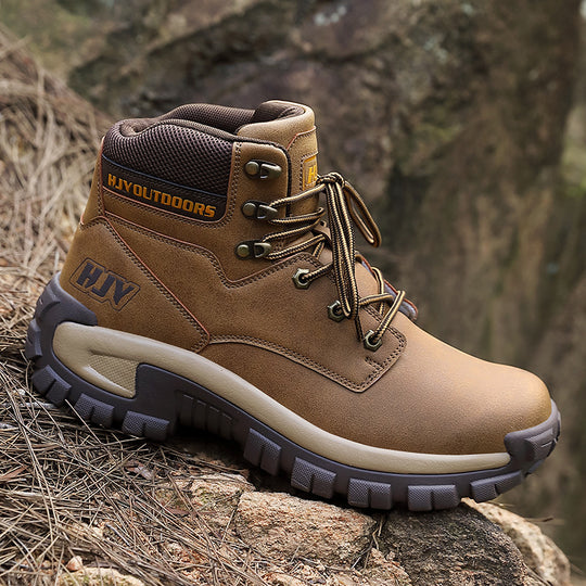 Damen Wanderstiefel mit rutschfester Profilsohle und atmungsaktivem Obermaterial EB