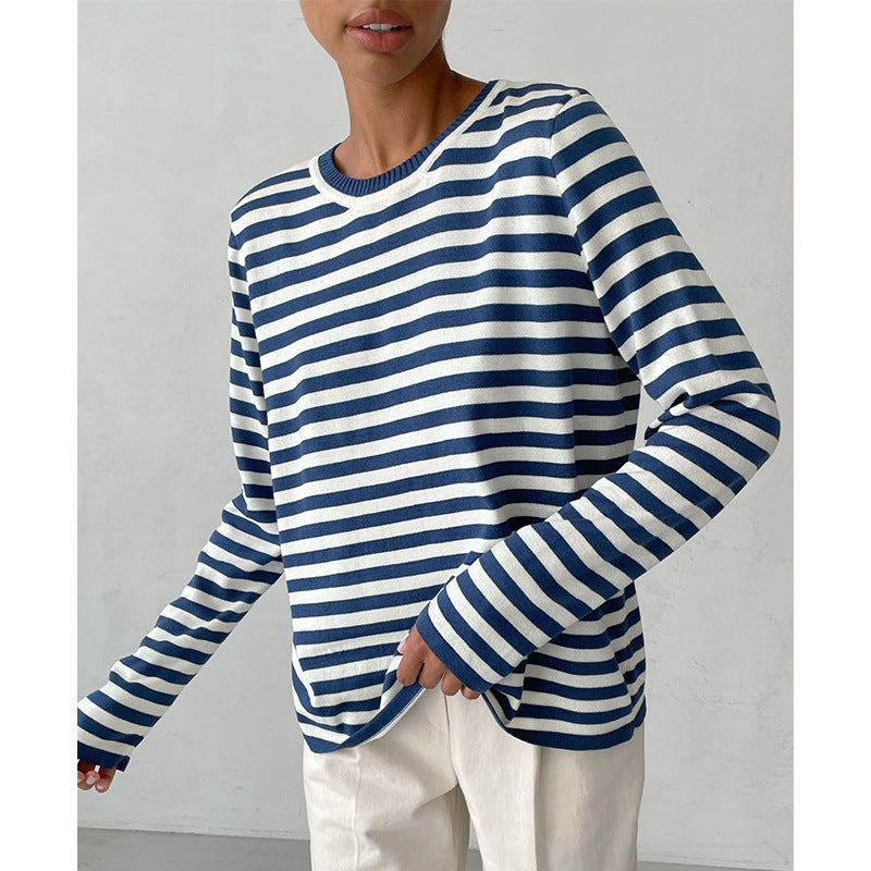 EB | Klassischer Gestreifter Pullover