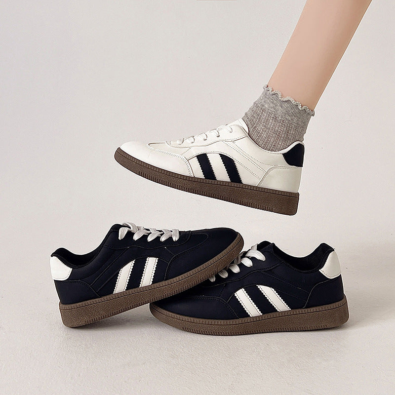 Damen Sportliche Sneakers mit atmungsaktiver Struktur und rutschfester Sohle EB