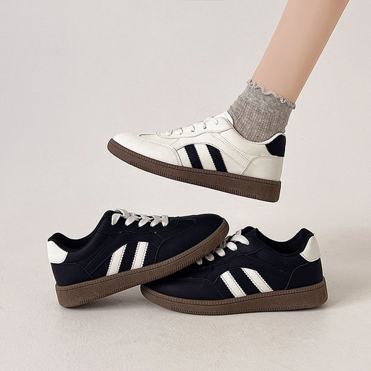 Damen Sportliche Sneakers mit atmungsaktiver Struktur und rutschfester Sohle EB