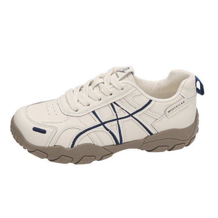 Damen Sportliche Sneaker mit atmungsaktivem Obermaterial und rutschfester Sohle EB