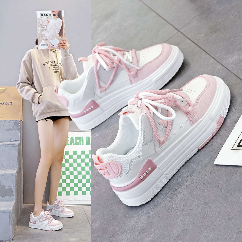 Damen modische Sneaker mit innovativem Schnürsystem und atmungsaktiver Obermaterialstruktur EB