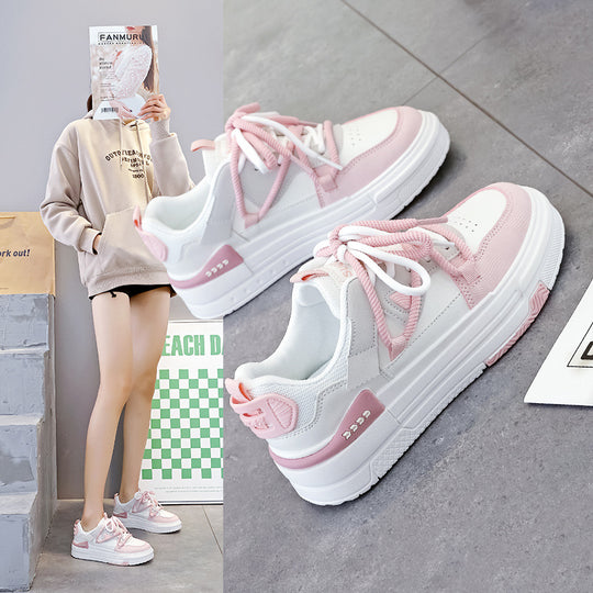 Damen modische Sneaker mit innovativem Schnürsystem und atmungsaktiver Obermaterialstruktur EB