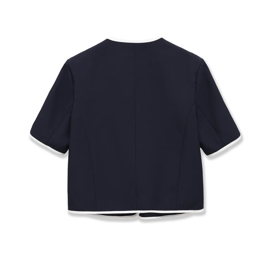 Damen Weit geschnittene Dress-Pants mit elastischem Bund und seitlichen Eingrifftaschen EB