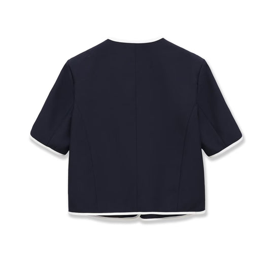 Damen Weit geschnittene Dress-Pants mit elastischem Bund und seitlichen Eingrifftaschen EB
