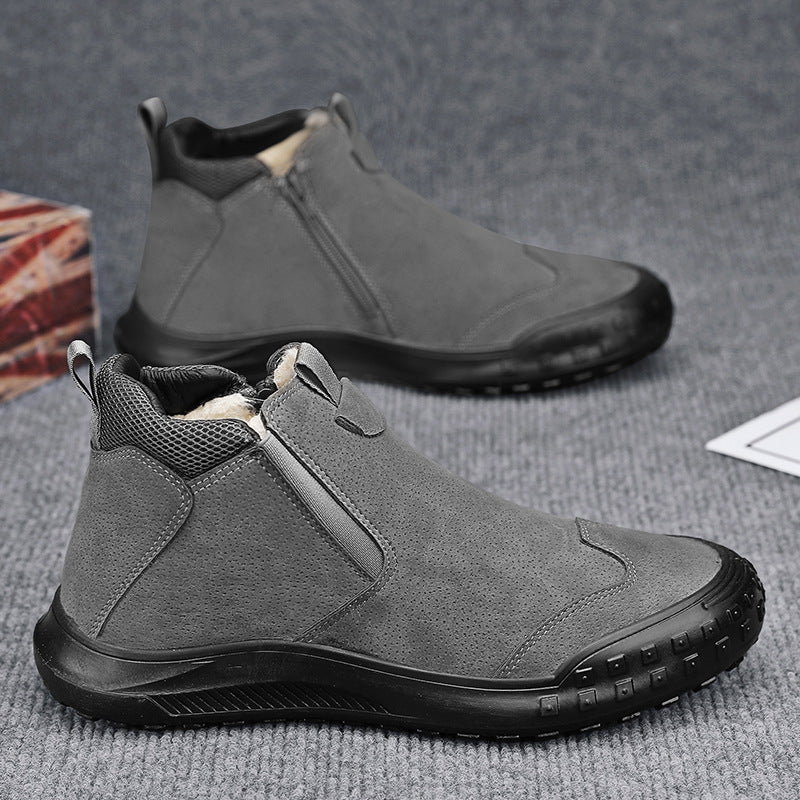 Damen Komfortable Stiefeletten mit weichem Innenfutter und praktischem Reißverschluss EB