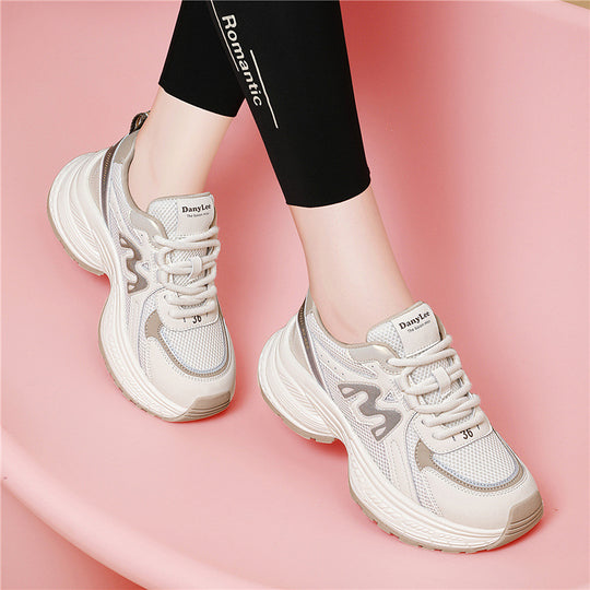 Damen Freizeit-Sneaker mit dämpfender Sohle und atmungsaktivem Obermaterial EB