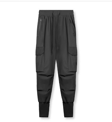 Damen Cargo-Hose mit praktischen Reißverschlusstaschen und elastischem Bund EB