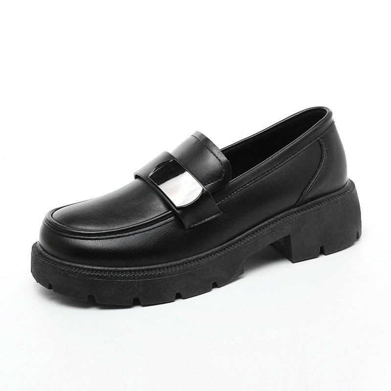 Damen elegante Loafers mit markanter Blocksohle EB