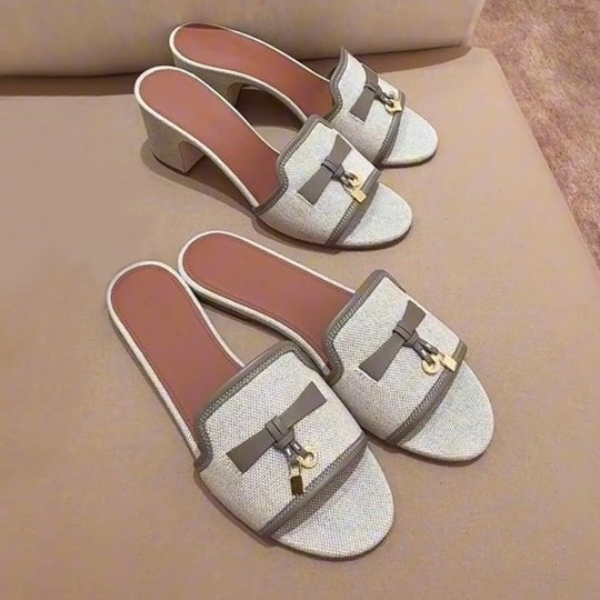 Damen Elegante und komfortable Sandalen mit modischem Riemendesign EB