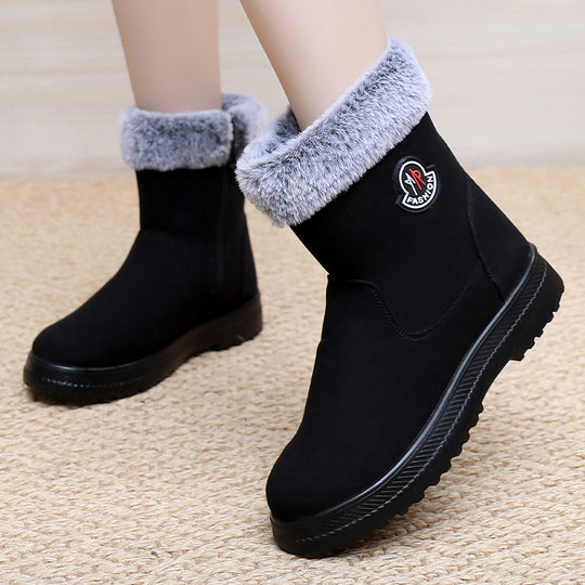Damen Warme Winterstiefel mit weichem Innenfutter und rutschfester Sohle EB