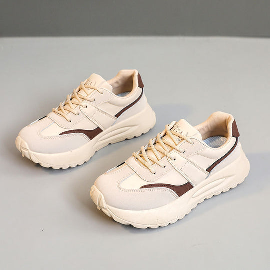 Damen Sportliche Chunky Sneakers mit atmungsaktivem Obermaterial und dämpfender Laufsohle EB