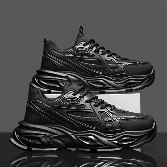Damen Sportliche Sneakers mit futuristischem Design und dämpfender Sohle EB