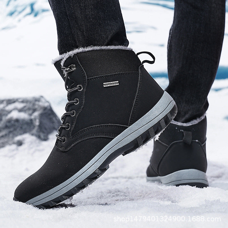 Damen Wärmeisolierte Winterstiefel mit rutschfester Sohle und kuscheligem Innenfutter EB