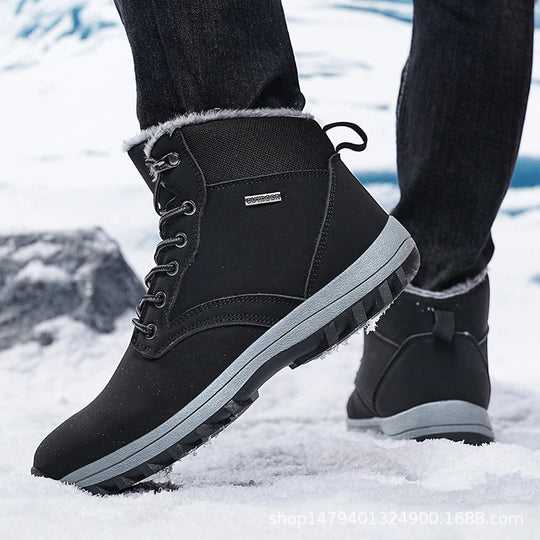 Damen Wärmeisolierte Winterstiefel mit rutschfester Sohle und kuscheligem Innenfutter EB