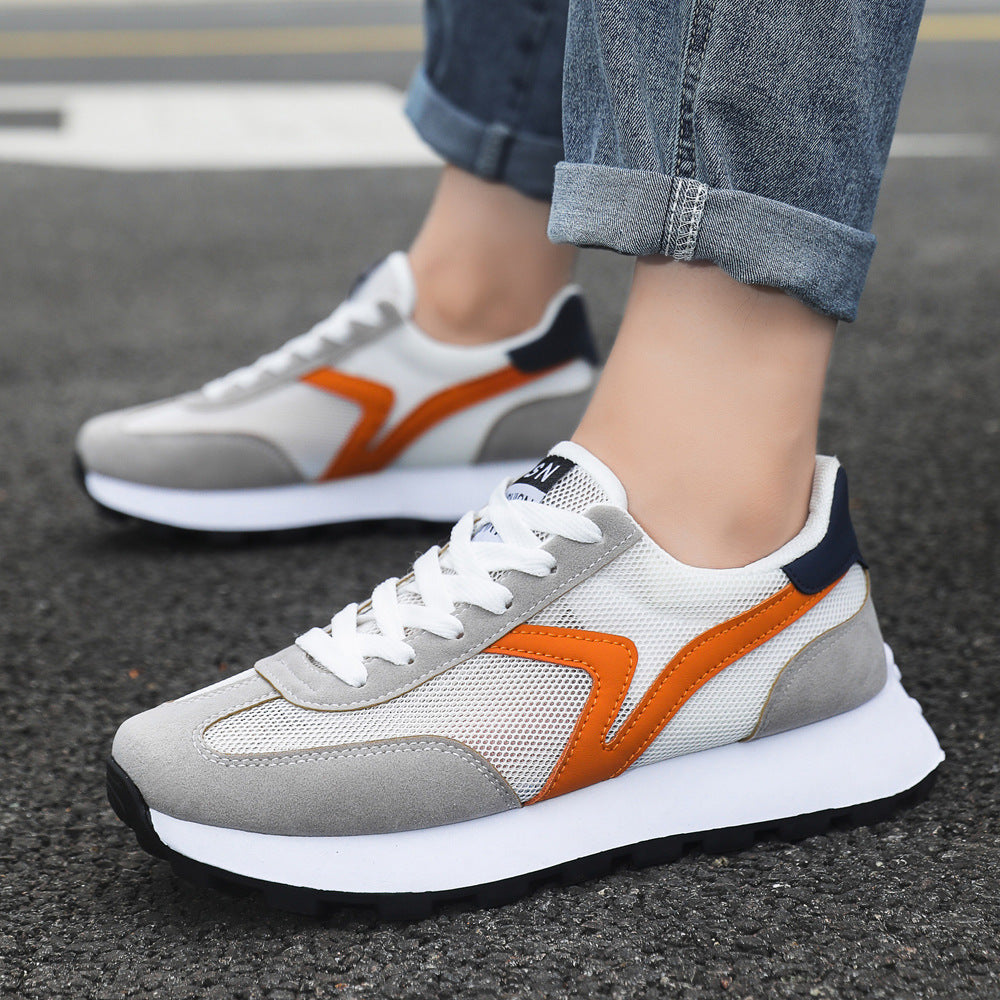 Damen Sportliche Sneaker mit atmungsaktivem Netzmaterial von EB