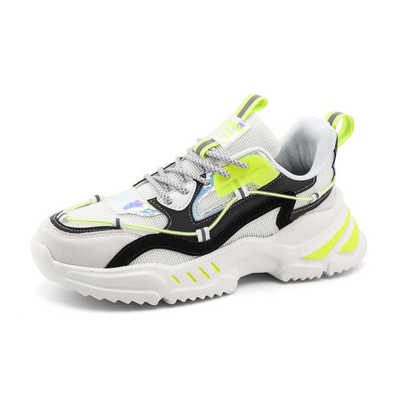 Damen Sportliche Streetwear-Sneaker mit gepolsterter Sohle und atmungsaktiver Struktur EB