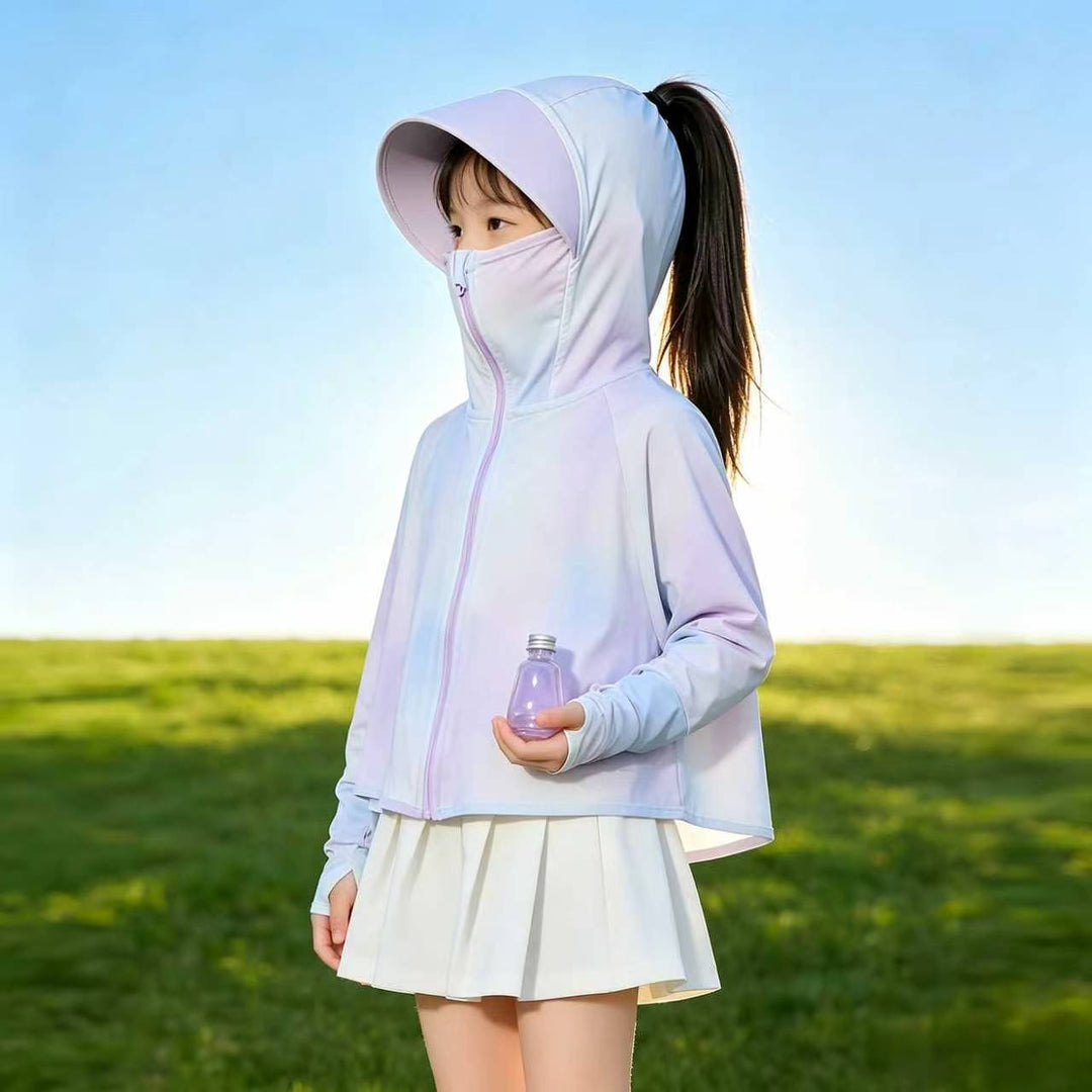 Mädchen Atmungsaktive UV-Schutzjacke EB