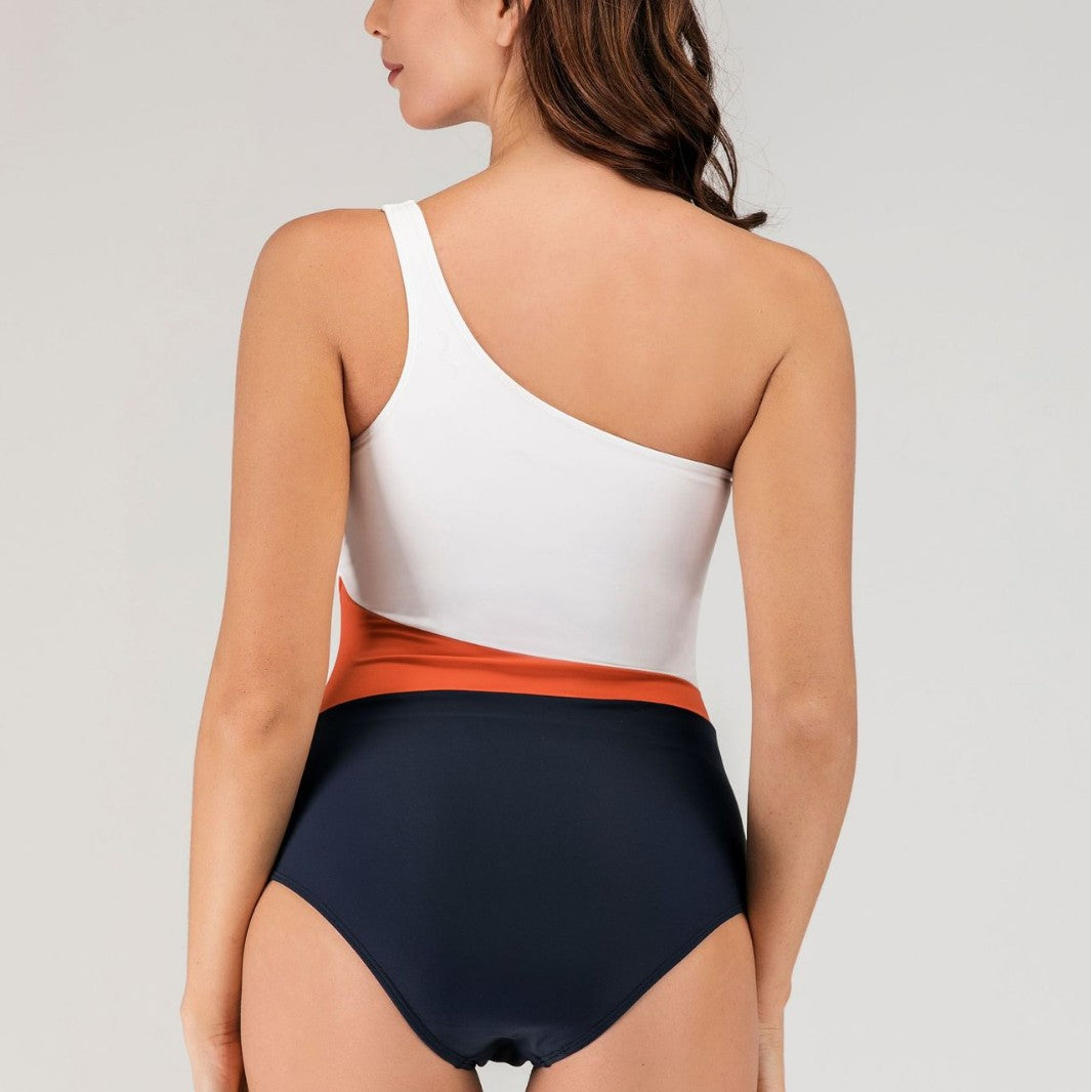 Damen Sportlicher Einteiler-Badeanzug mit hochwertigem Material EB