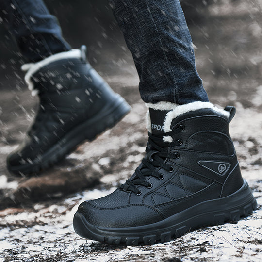 Damen gefütterte Winterstiefel mit rutschfester Sohle und isolierendem Innenfutter EB