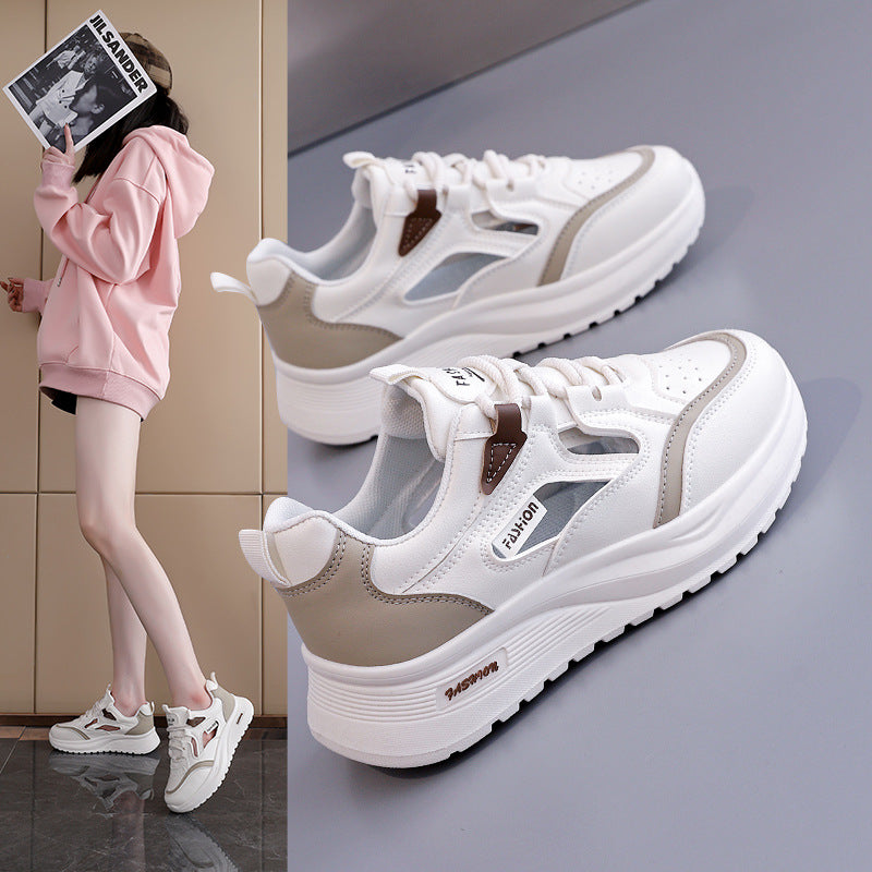 Damen Modische Sneakers mit atmungsaktivem Netzmaterial und dämpfendem Komfort EB