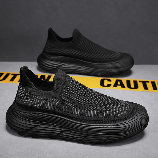 Damen Slip-On Sneakers mit elastischem Obermaterial und flexiblem Dämpfungssystem EB
