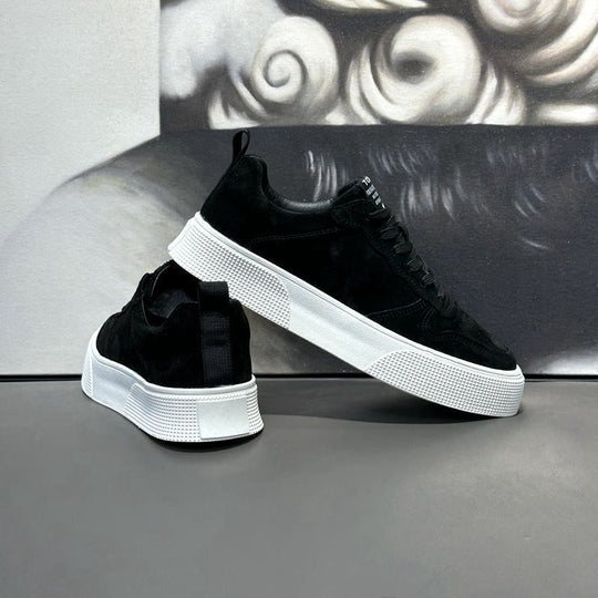 Damen modische Sneakers aus hochwertigem Wildleder mit optimaler Dämpfung EB