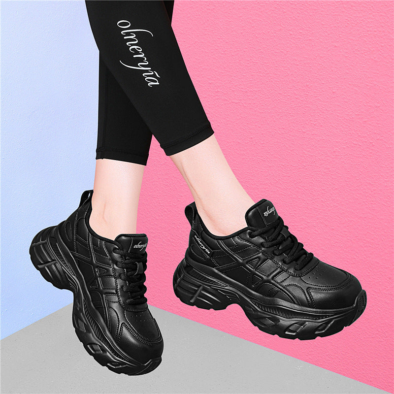 Damen Sportliche Chunky Sneakers mit gepolsterter Sohle und atmungsaktivem Obermaterial EB