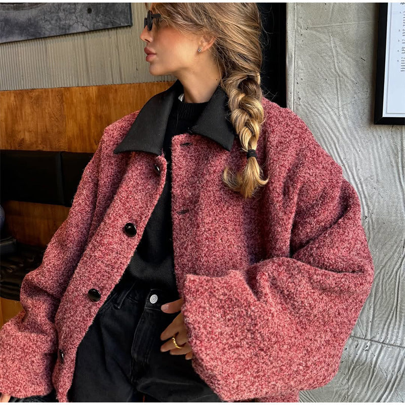 Damen oversized Wolljacke EB