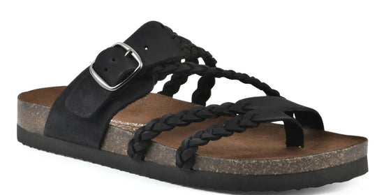 Damen Riemchen-Sandalen mit geflochtenem Design und verstellbarem Riemen EB