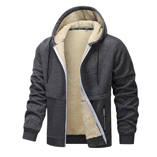 Herren kuschelige Fleecejacke mit hoher Wärmedämmung EB